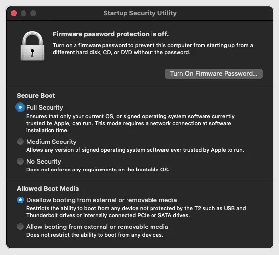 startup-security-utility
